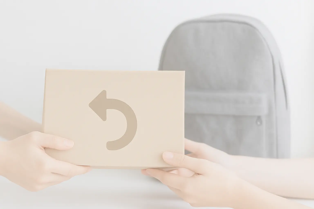 return policy for backpacks